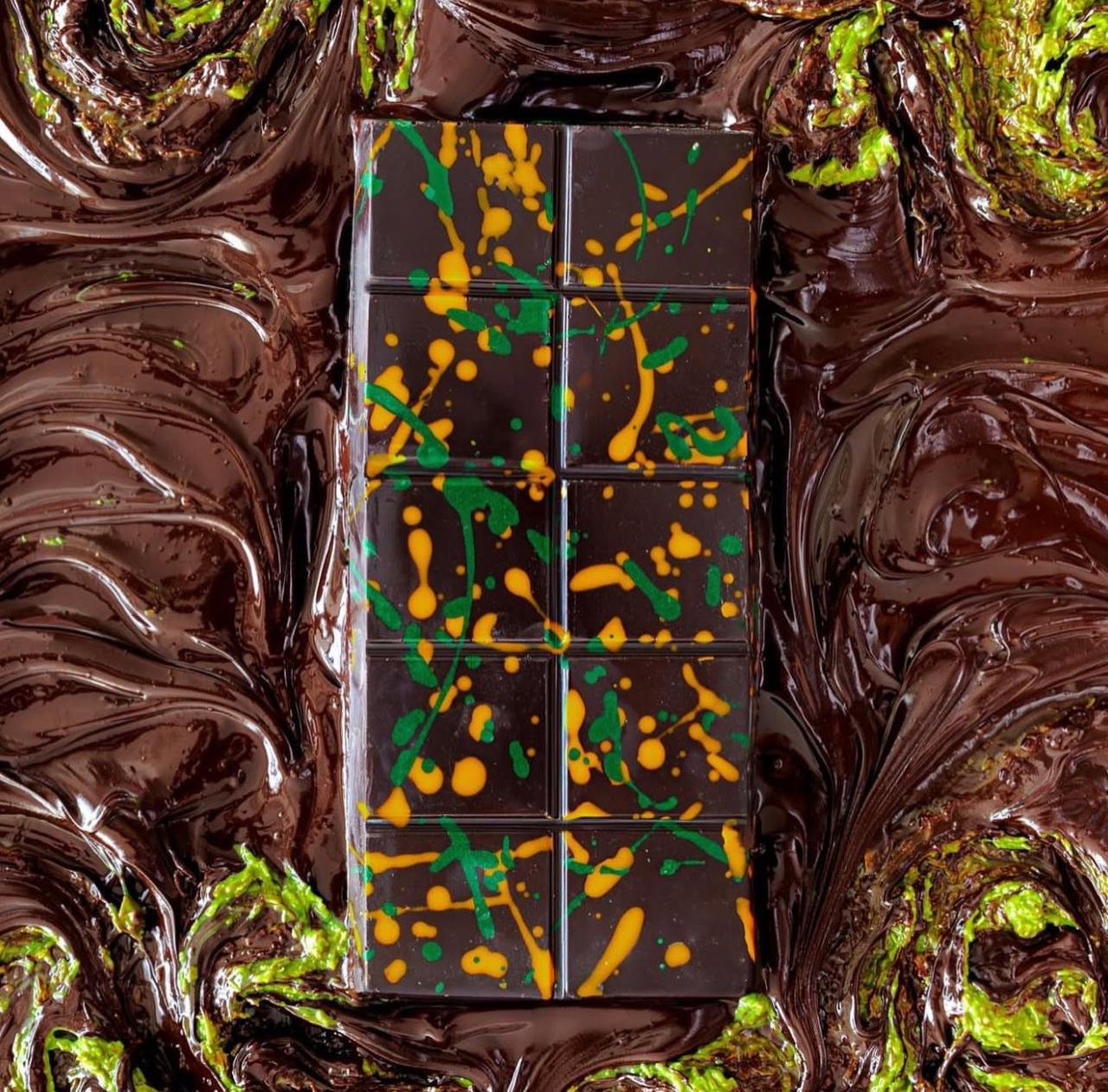 Can’t Get Knafeh Of It - Dark Fix Chocolate Bar 1 Can’t Get Knafeh Of It - Dark Fix Chocolate Bar